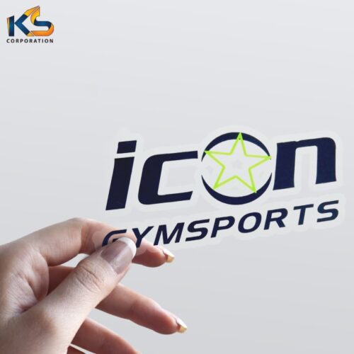 KS Corporation, printing services Transparent Sticker